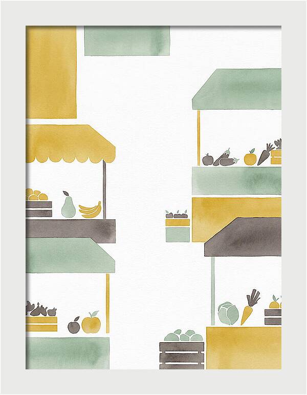 Vibrant Market Scene