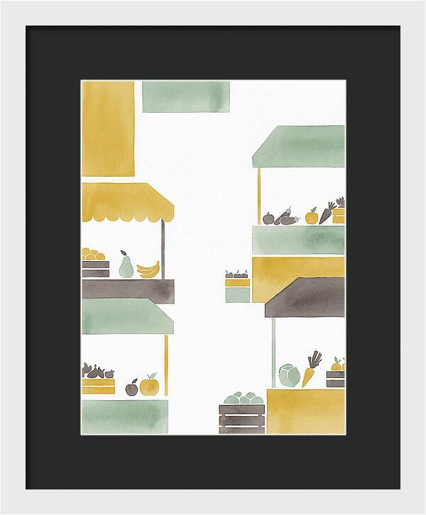 Vibrant Market Scene