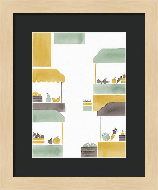 Vibrant Market Scene