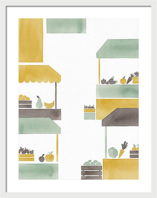 Vibrant Market Scene