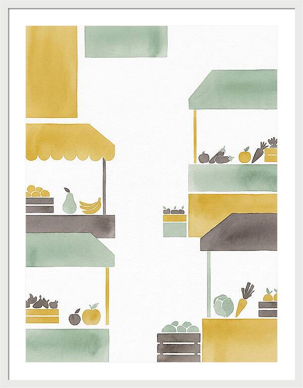 Vibrant Market Scene