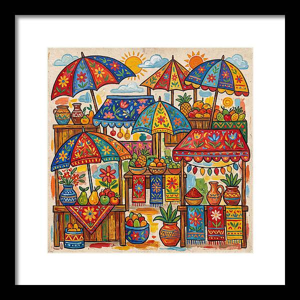 Vibrant Marketplace Encounter