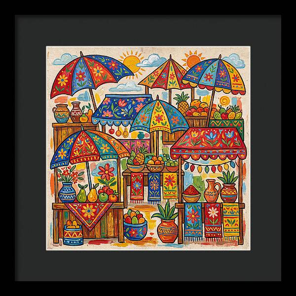 Vibrant Marketplace Encounter