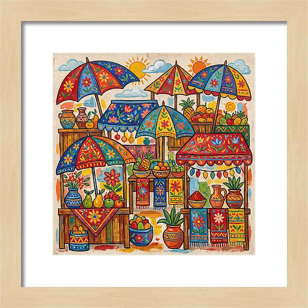 Vibrant Marketplace Encounter
