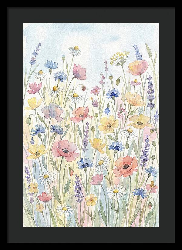 Vibrant Meadow Flora Display