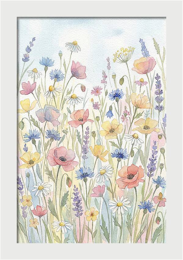 Vibrant Meadow Flora Display