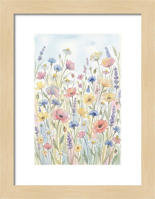 Vibrant Meadow Flora Display