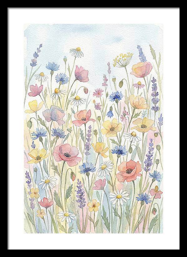 Vibrant Meadow Flora Display