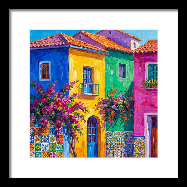 Vibrant Mediterranean Facade