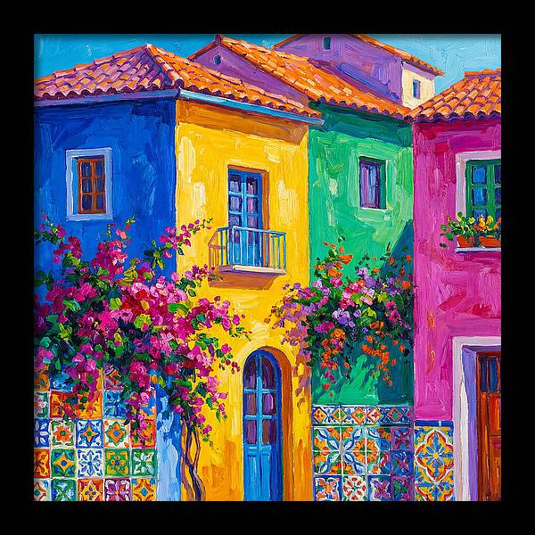 Vibrant Mediterranean Facade
