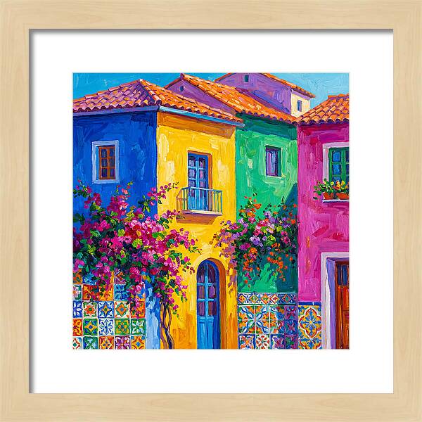 Vibrant Mediterranean Facade