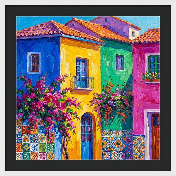Vibrant Mediterranean Facade