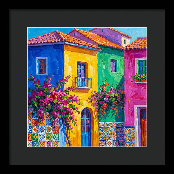Vibrant Mediterranean Facade