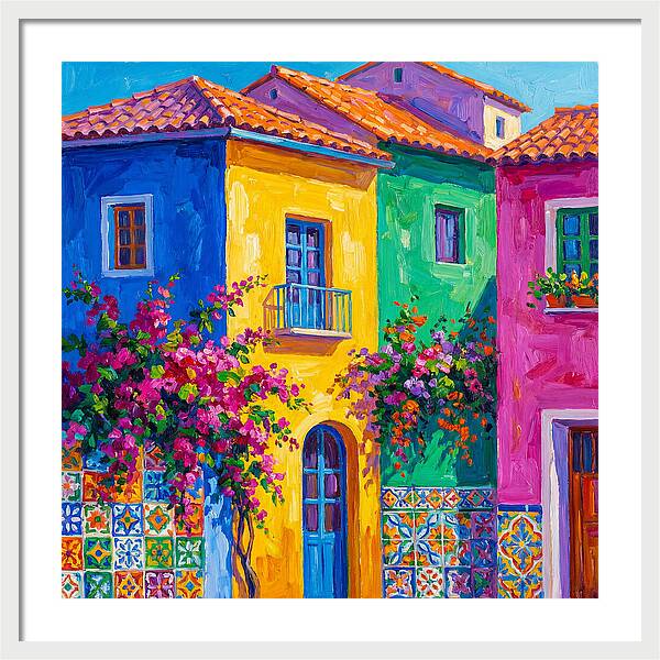 Vibrant Mediterranean Facade