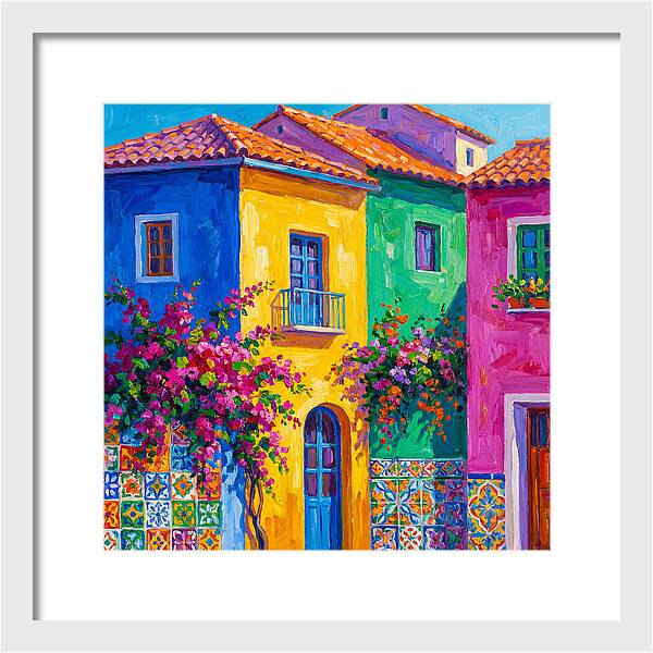 Vibrant Mediterranean Facade