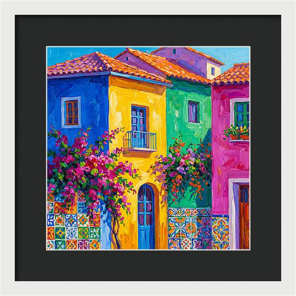 Vibrant Mediterranean Facade