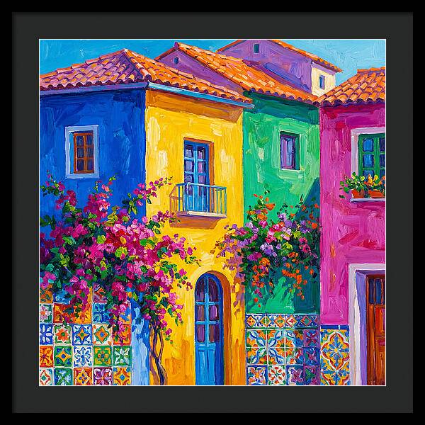 Vibrant Mediterranean Facade