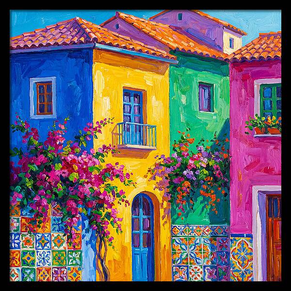 Vibrant Mediterranean Facade