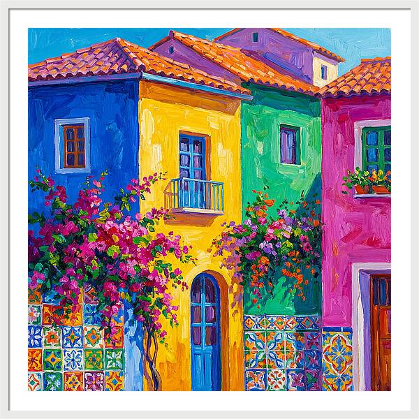 Vibrant Mediterranean Facade