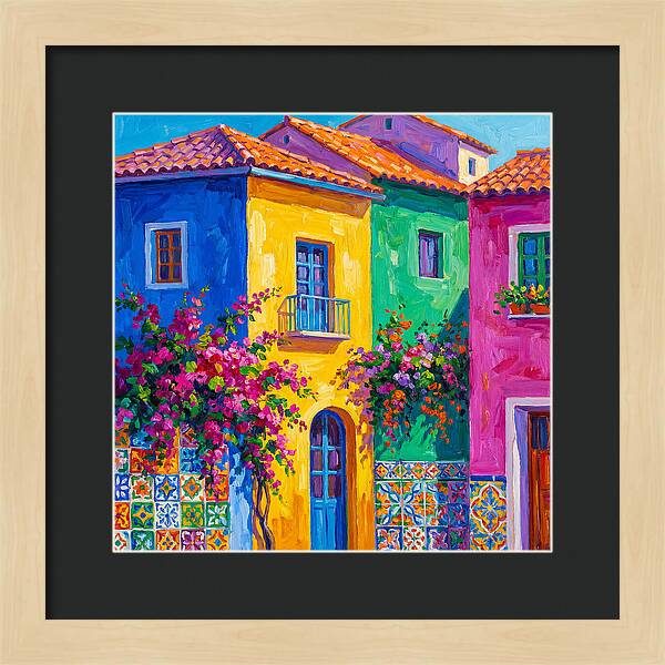 Vibrant Mediterranean Facade