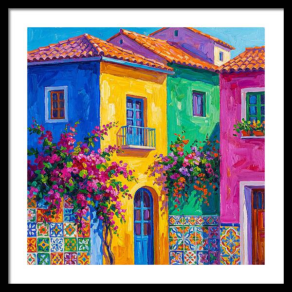 Vibrant Mediterranean Facade