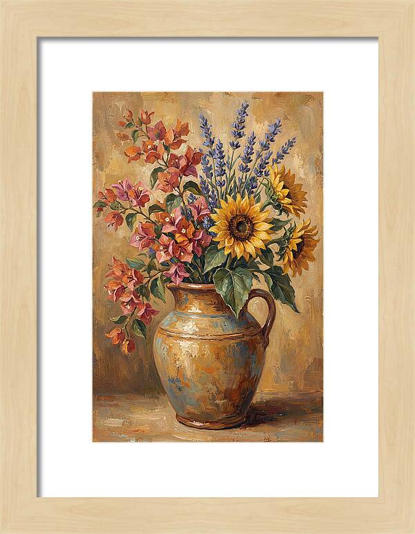 Vibrant Mediterranean Floral Arrangement