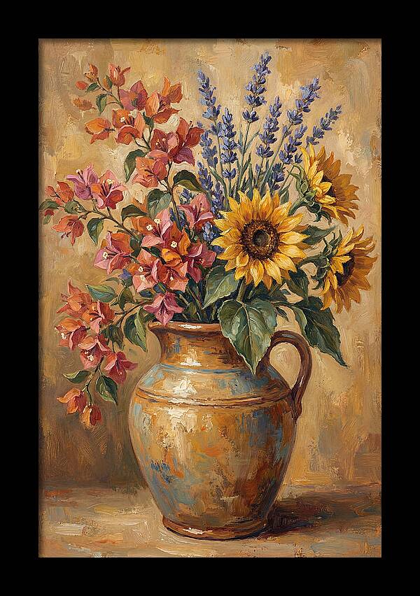 Vibrant Mediterranean Floral Arrangement