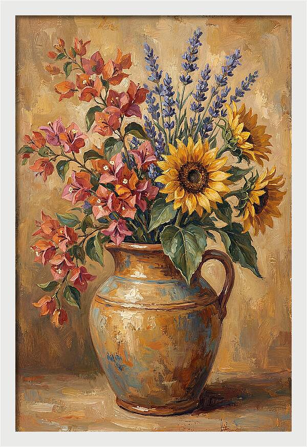 Vibrant Mediterranean Floral Arrangement