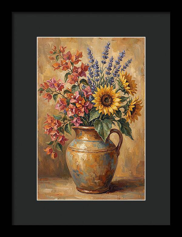 Vibrant Mediterranean Floral Arrangement