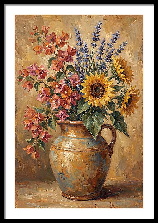 Vibrant Mediterranean Floral Arrangement
