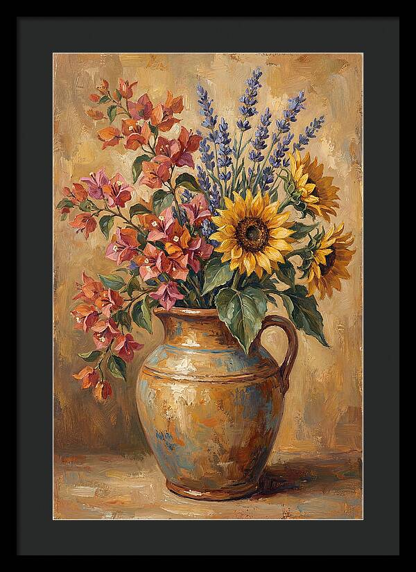 Vibrant Mediterranean Floral Arrangement
