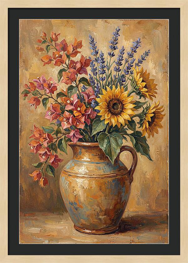 Vibrant Mediterranean Floral Arrangement
