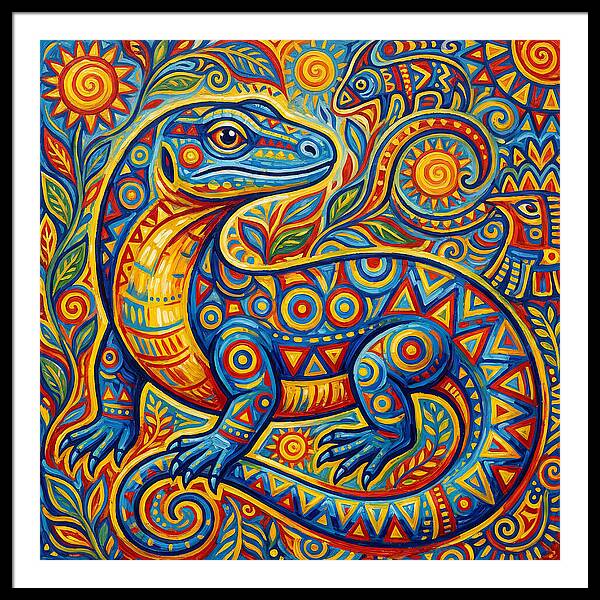 Monitor Lizard Art