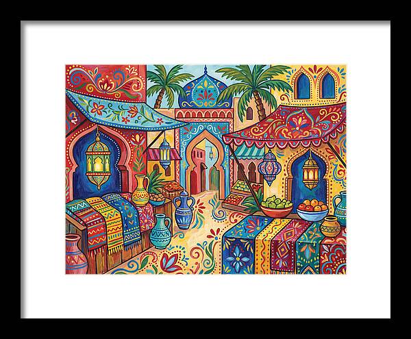 Vibrant Moroccan Market Scene