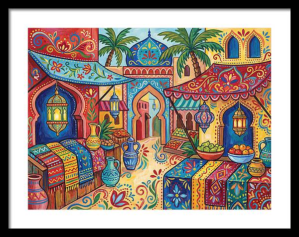 Vibrant Moroccan Market Scene