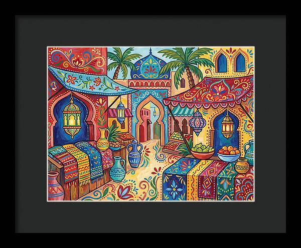 Vibrant Moroccan Market Scene