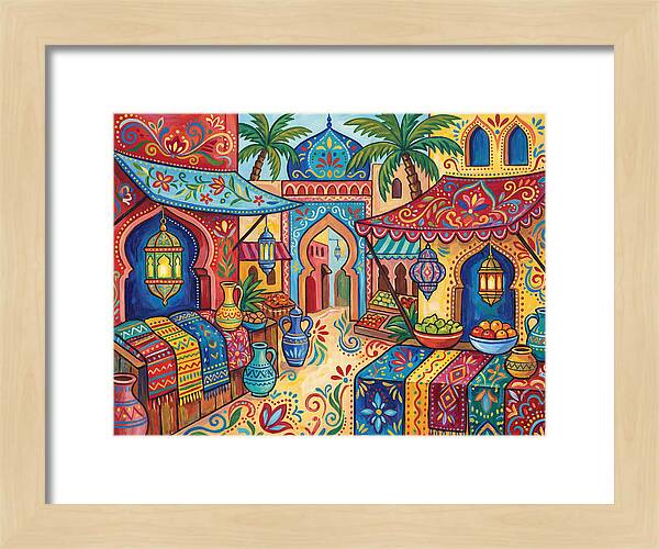 Vibrant Moroccan Market Scene