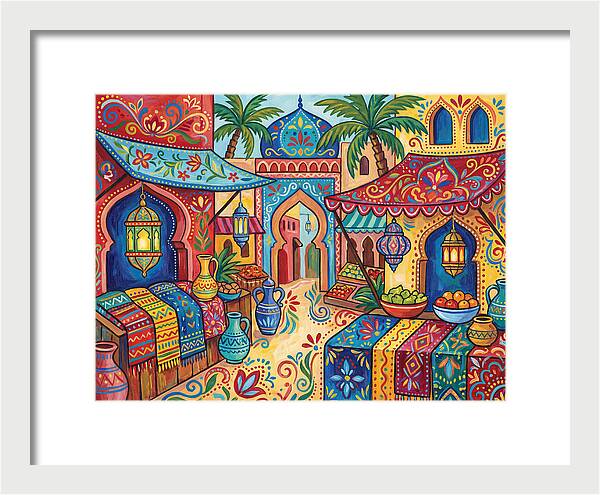 Vibrant Moroccan Market Scene