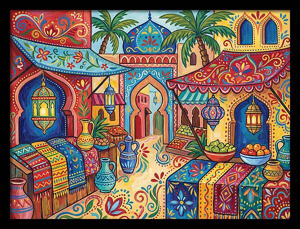 Vibrant Moroccan Market Scene