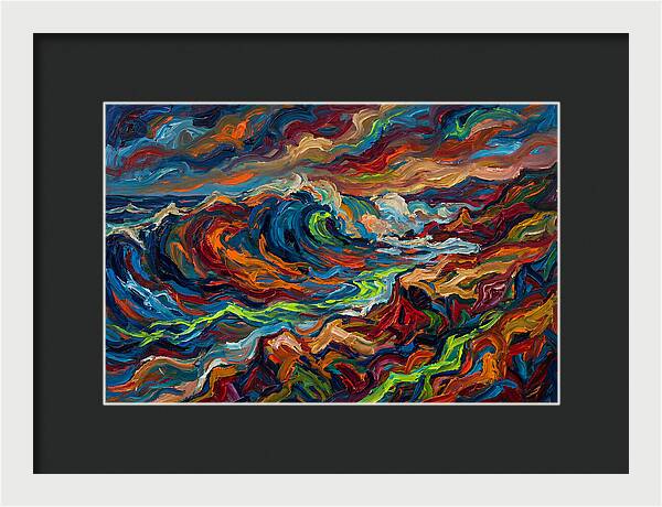 Vibrant Ocean Waves