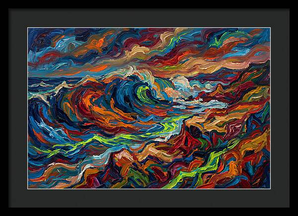 Vibrant Ocean Waves