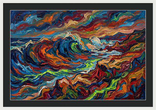 Vibrant Ocean Waves