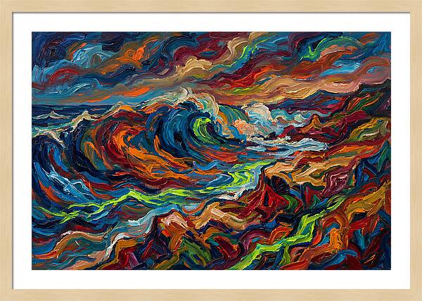 Vibrant Ocean Waves