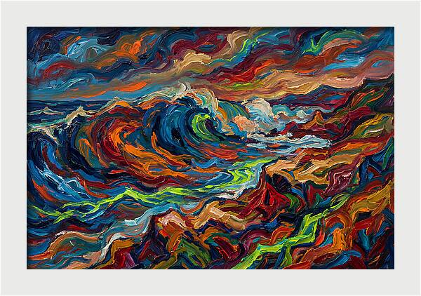 Vibrant Ocean Waves