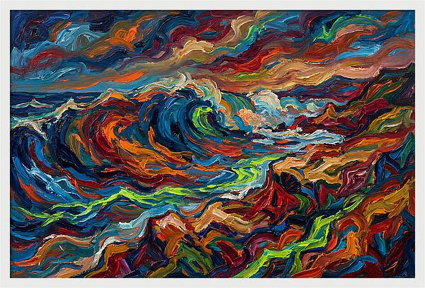 Vibrant Ocean Waves