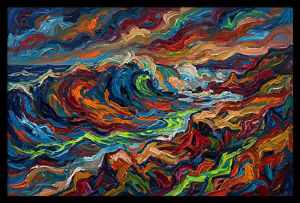 Vibrant Ocean Waves