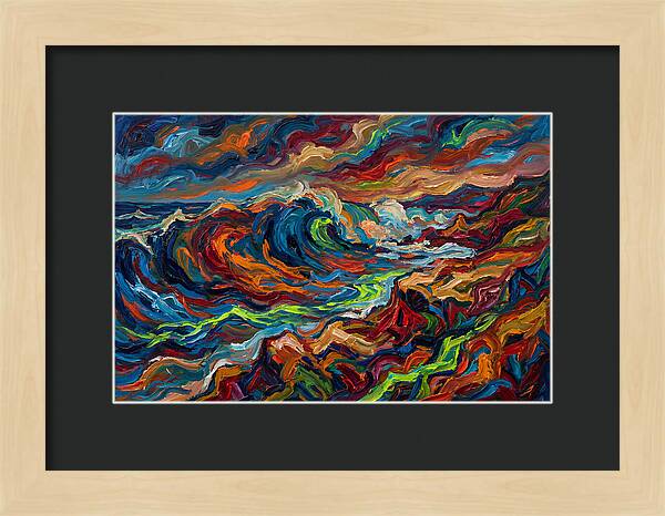 Vibrant Ocean Waves