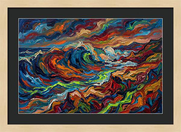 Vibrant Ocean Waves
