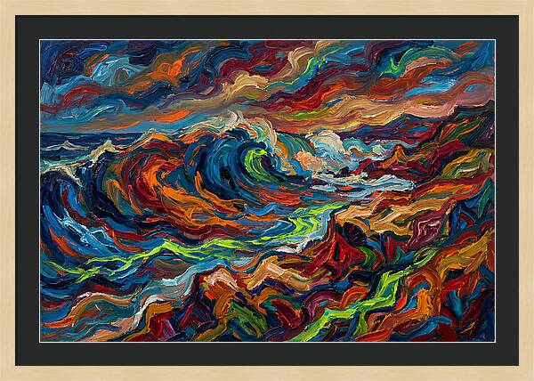 Vibrant Ocean Waves