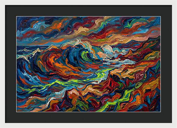 Vibrant Ocean Waves